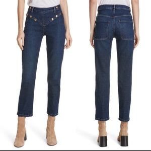 Frame Denim Le High Embellished Jeans